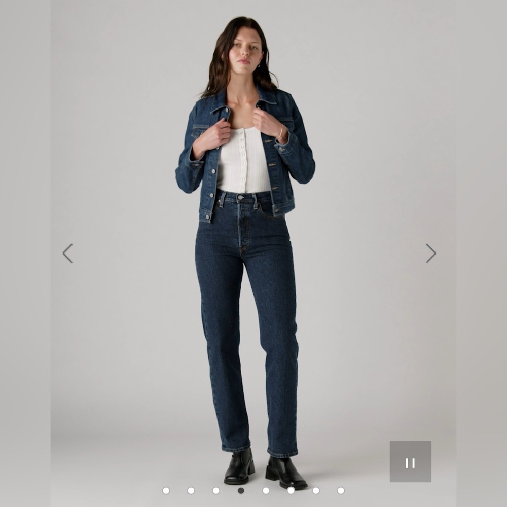 LEVI’S RIBCAGE STRAIGHT ANKLE JEANS